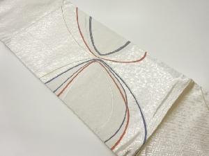 佐賀錦抽象蝶模様織出し袋帯